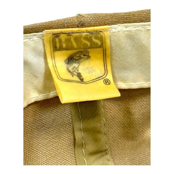 Vintage Bass Anglers Sportsman Society Hat Adjustable Twill Baseball Cap Logo - Picture 3 of 12